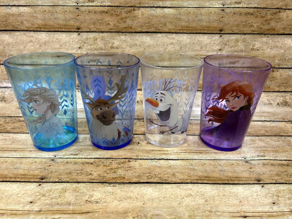 Zak Designs 14.5oz Disney Frozen 2 Nesting Tumbler Set Durable Plastic Cups 4pk